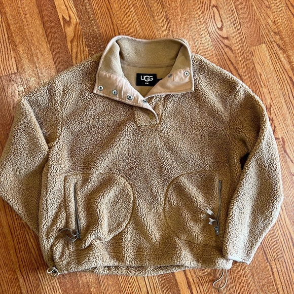 UGG Sherpa Atwell Half-Snap pullover - Picture 2 of 7